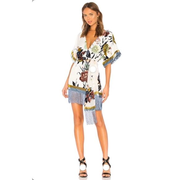 NBD Koh Phi Phi Mini Dress Women Revolve Kimono size small - Picture 1 of 9